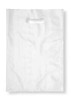 White Plastic Patch Handle Bag Swayze [15x18+3inch](a pack of 500)