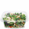 Somoplast [916] Clear Hinged Rect. Container [375cc] Domed (a pack of 640)