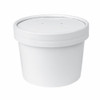 Go Pack Paper Soup Container & Lid Combo [8oz] (237ml (a pack of 250)