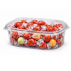 Somoplast 962 Clear Hinged Rect. Salad Container [1000cc] (500 Pcs)