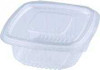 Somoplast [955] Clear Hinged Compact Square Container 150cc (a pack of 600)