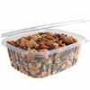 Somoplast [957] Clear Hinged Compact Square Container 375cc (a pack of 600)