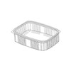 Somoplast [912] Clear Rect. Container [2000cc] Base (a pack of 240)