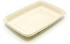Sabert Rectangular Pulp Container PUL46120F300N (600ml) Shallow (a pack of 300)