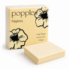 Poppies Buttermilk 2-Ply 4-Fold Napkins 33x33cm - Pack of 2000