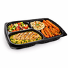 Somoplast 822 Microwavable 3-Compartment Container 1250cc - 260 Pack
