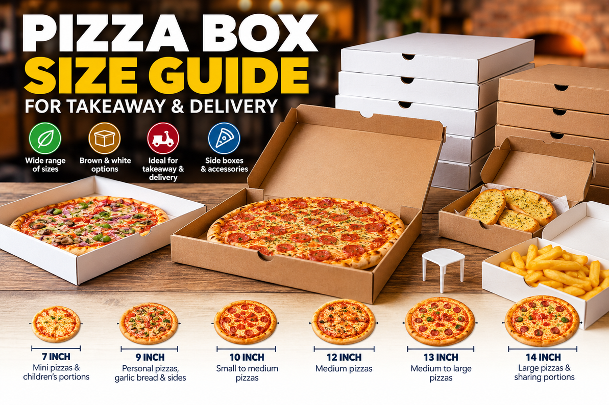 Pizza Box Size Guide for Takeaway & Delivery