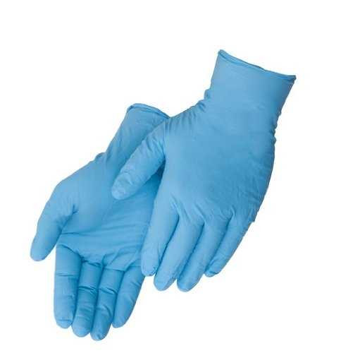 Medium Blue Nitrile Glove Latex Powder Free (pack of 100)