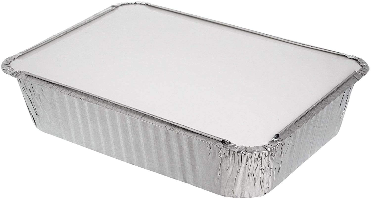 Half Deep Gastronorm Aluminium Foil Container [10x12x2.5inch] (a pack of 125)