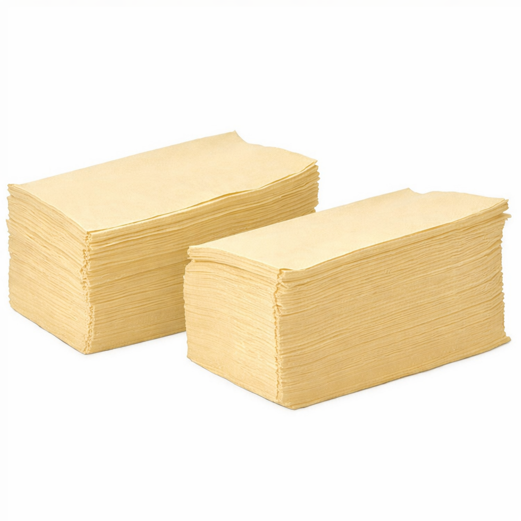 Buttermilk 2-Ply Napkins [40x40cm] - 8 Fold for Restaurants & Events Poppies Supply Express