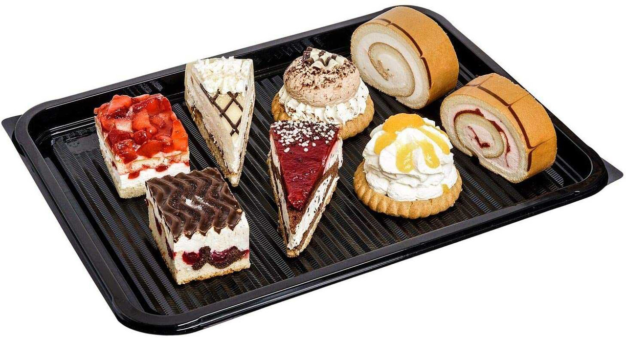 Small Plastic Rectangular Platters only 360x240mm - 50pcs