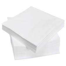 Poppies White 2-Ply Napkins [24x24cm] - Pack of 4000 for Restaurants & Events  Supply Express
