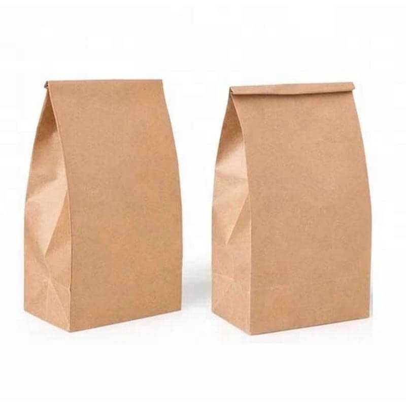 Brown small Kraft SOS Paper Bag, No handle [180X100X350MM] (a pack of 500)