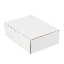 WHITE CORRUGATED small FISH & CHIPS BOXES (a Pack of 100)