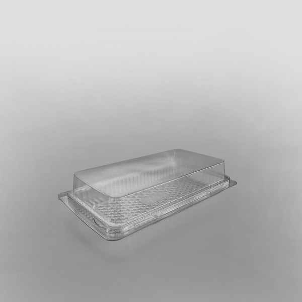 GPI Traitipack Clear Hinged Rectangular Bakery Container X10H40  (a pack of 240)