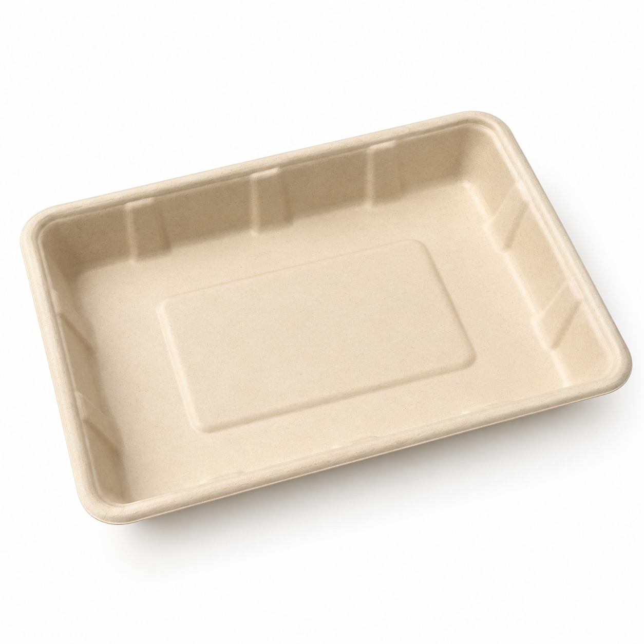 Compostable Bagasse Sushi Tray 215x135x25mm - pack of 500