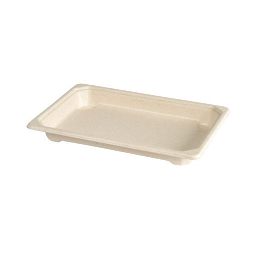 500X Compostable Bagasse Sushi Tray 238x145x25mm, Eco Tray