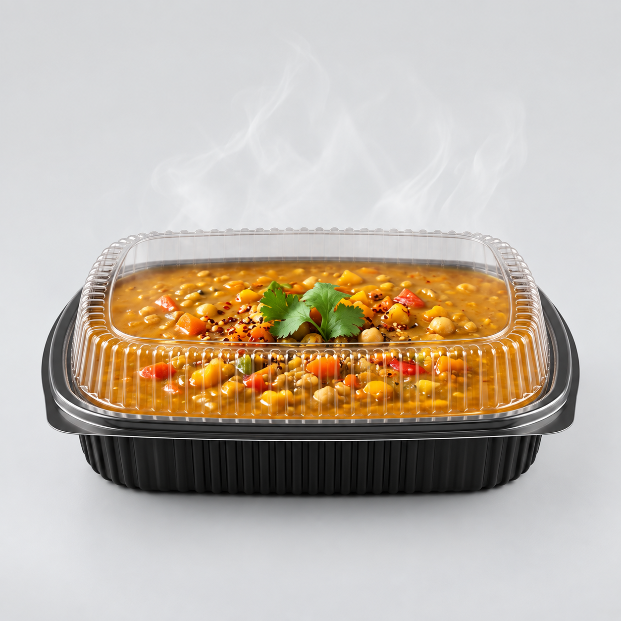 Mani M-9000TM2 Clear Medium Domed Lids for 1040ml Containers – Pack of 400