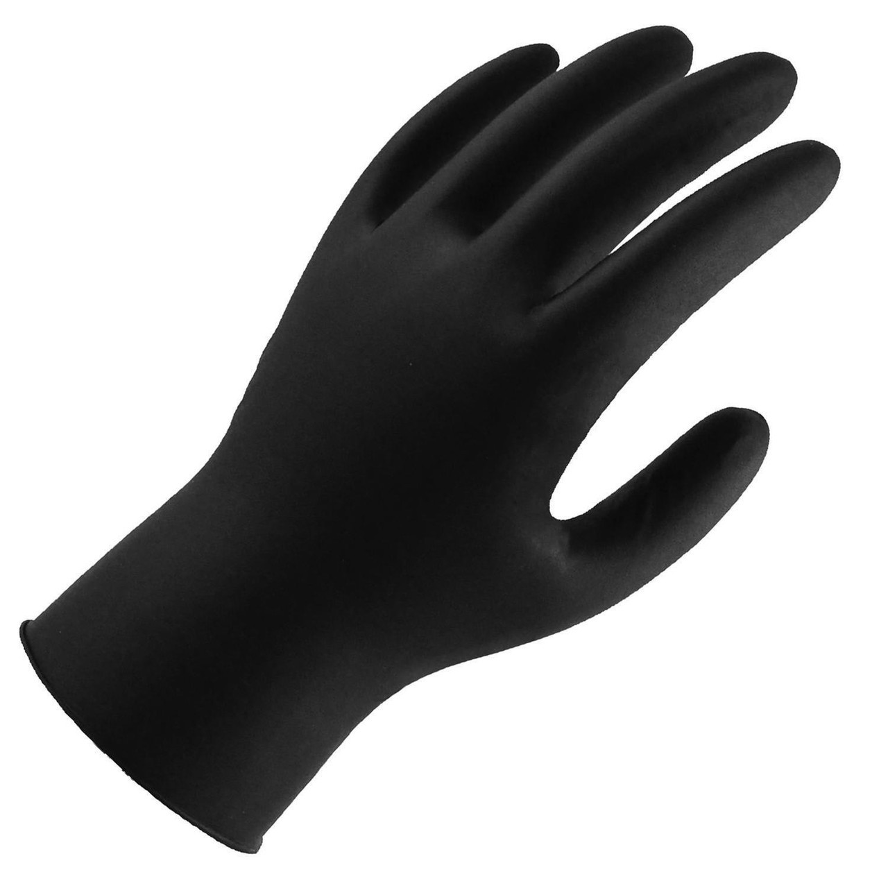 Black Nitrile Glove Latex Powder Free Med (10 packs of 100)