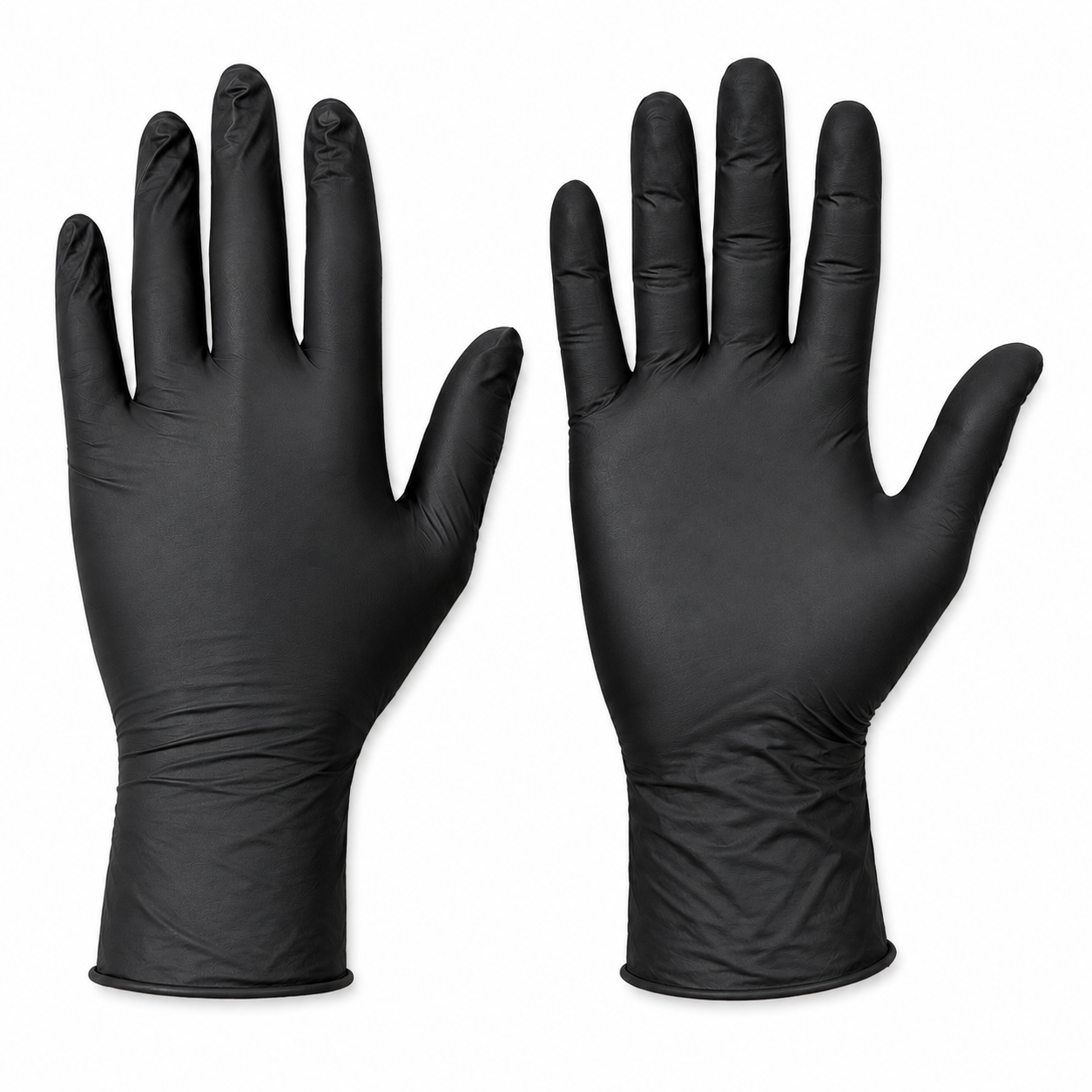 Black Nitrile Gloves Large Powder-Free - Pack of 100