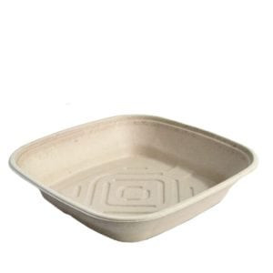 Sabert Square Pulp Catering Bowl 3500ml [PUL42111200]- Pack of 50