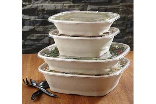 Sabert Square Pulp Catering Bowl 4500ml [PUL42141600]- Pack of 300