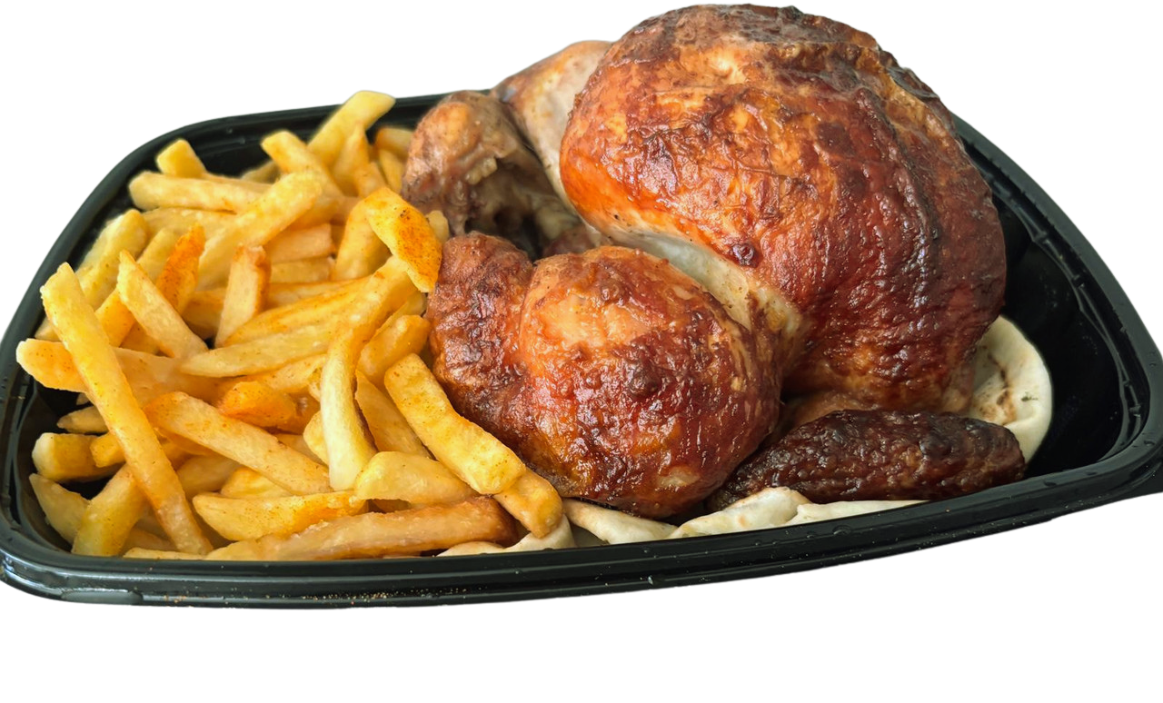 Somoplast [828] Whole roasted Chicken takeaway Container - Pack of 100