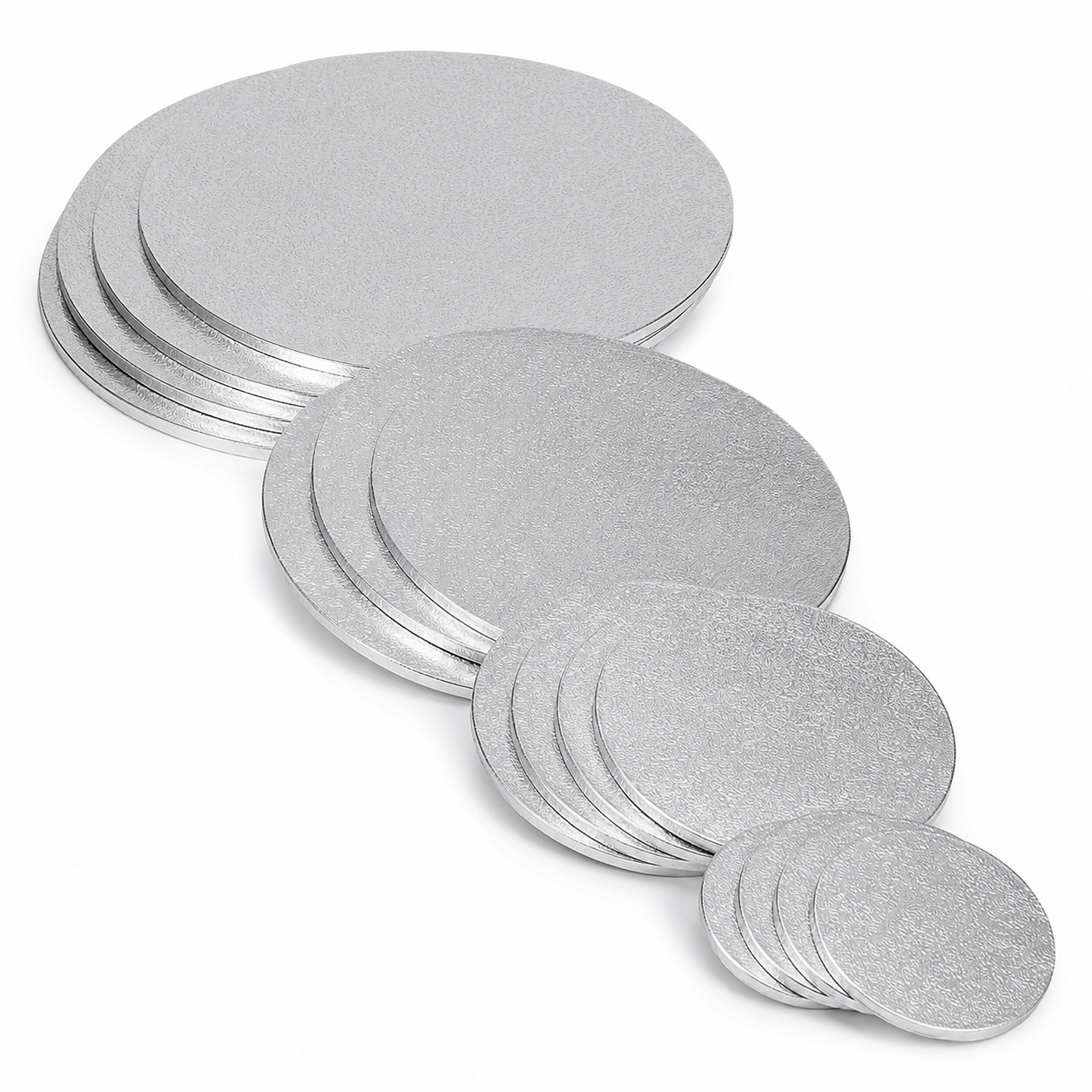 Silver Cake Drums Round [16 inch] ( Pack of 5)
