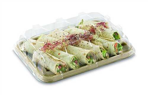 Sabert Large Rect. Pulp Platter PUL00318 (460 x 300mm) (a pack of 100)  Supply Express