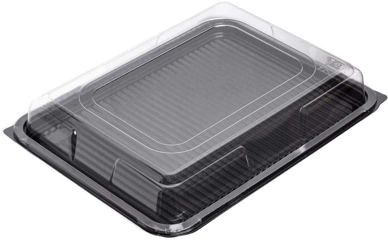 Medium Plastic Rectangular Platters 395x295mm - Pack of 50