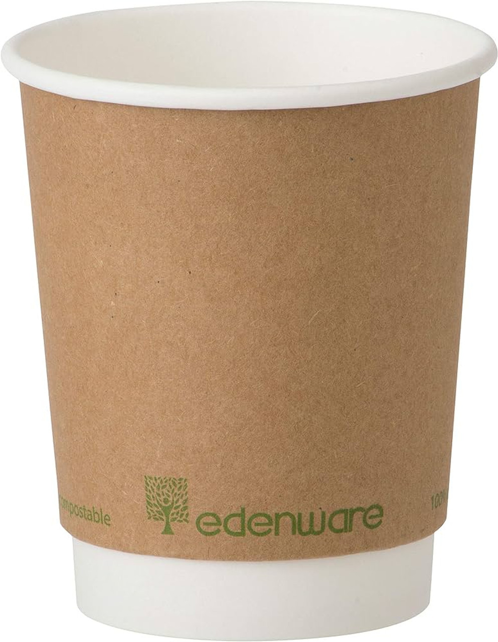 Edenware Compostable Double Wall Paper Cups 16oz - Pack of 500