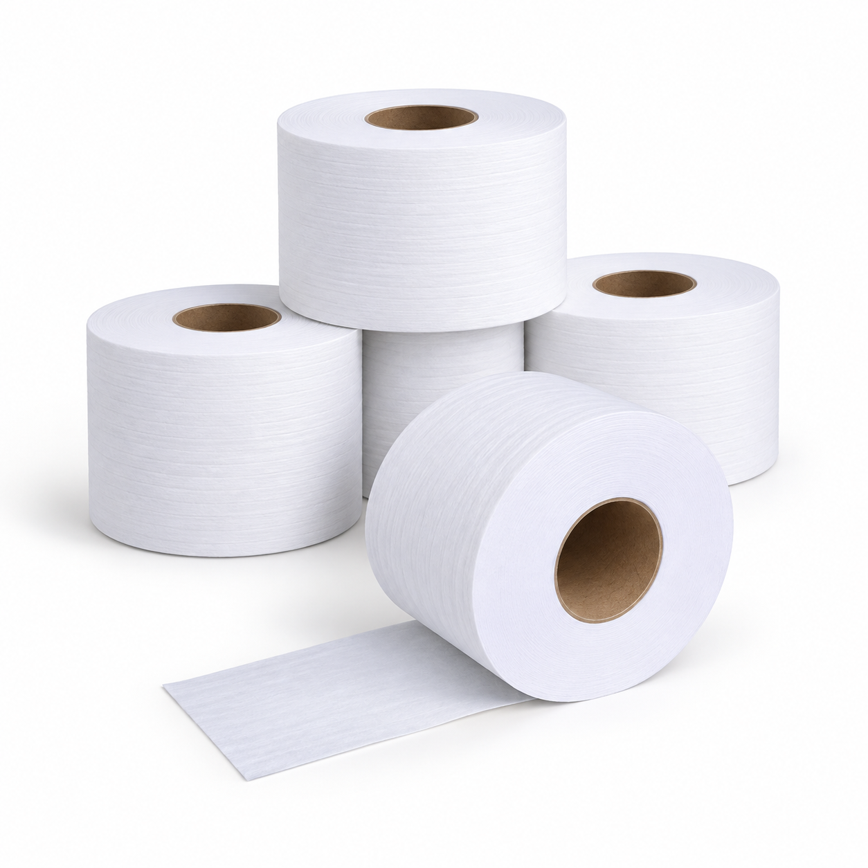 Mini-Jumbo Toilet Paper Roll 2ply - Pack of 12 Rolls