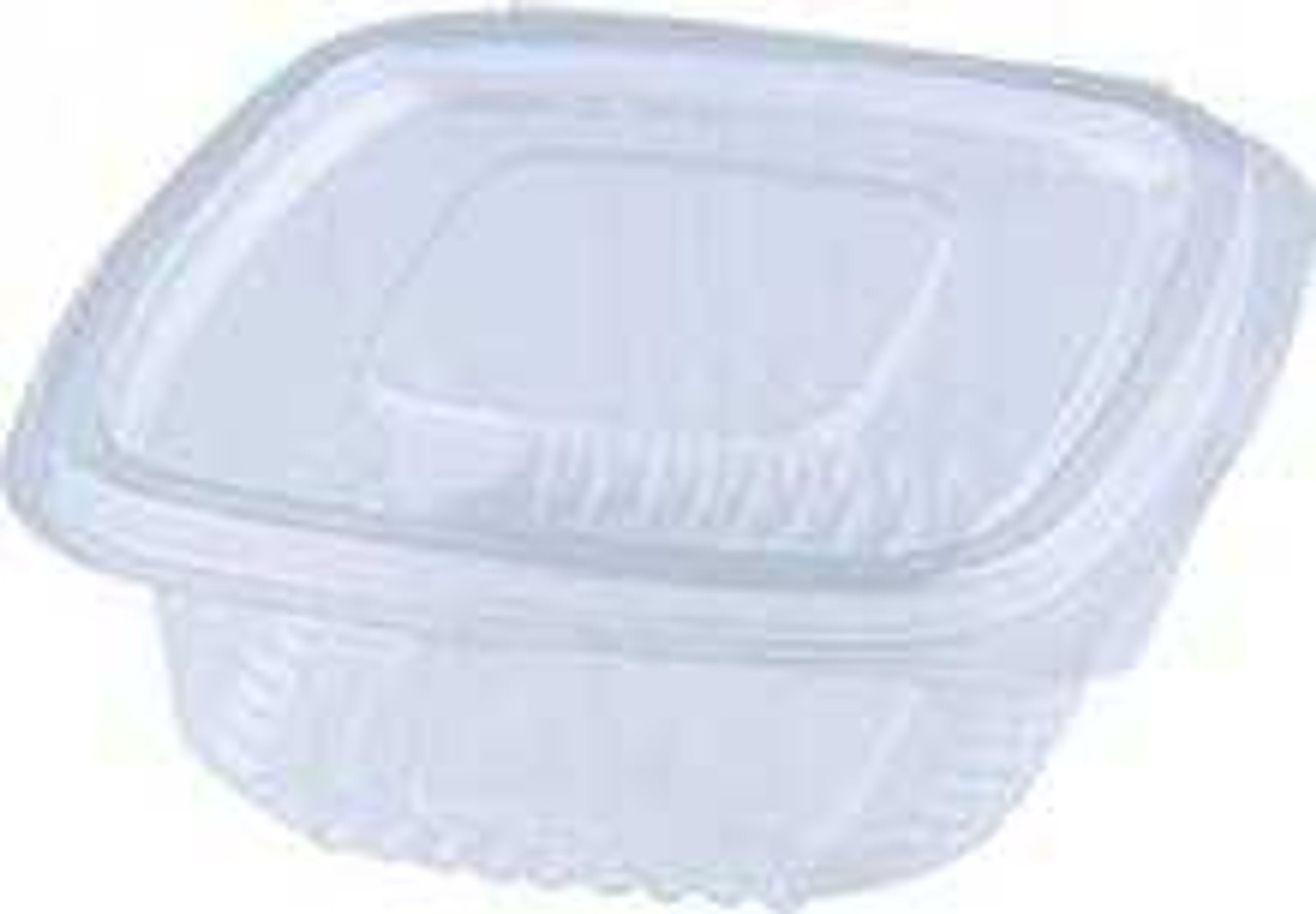 Somoplast Clear Hinged Compact Square Container 955 (150cc) - Pack of 600