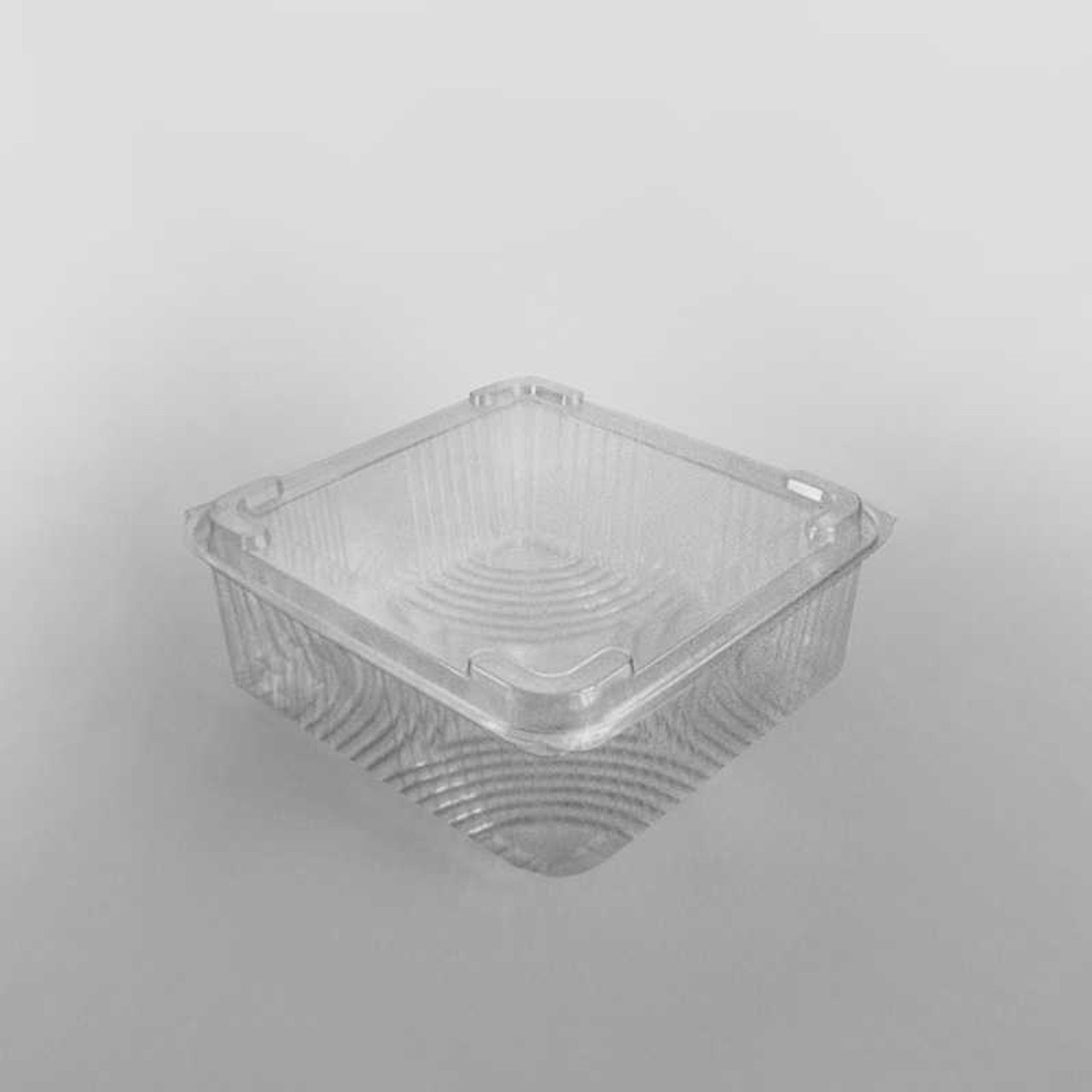 Somoplast (903)2000cc Square Container with Domed Hinged Lid - 180pcs