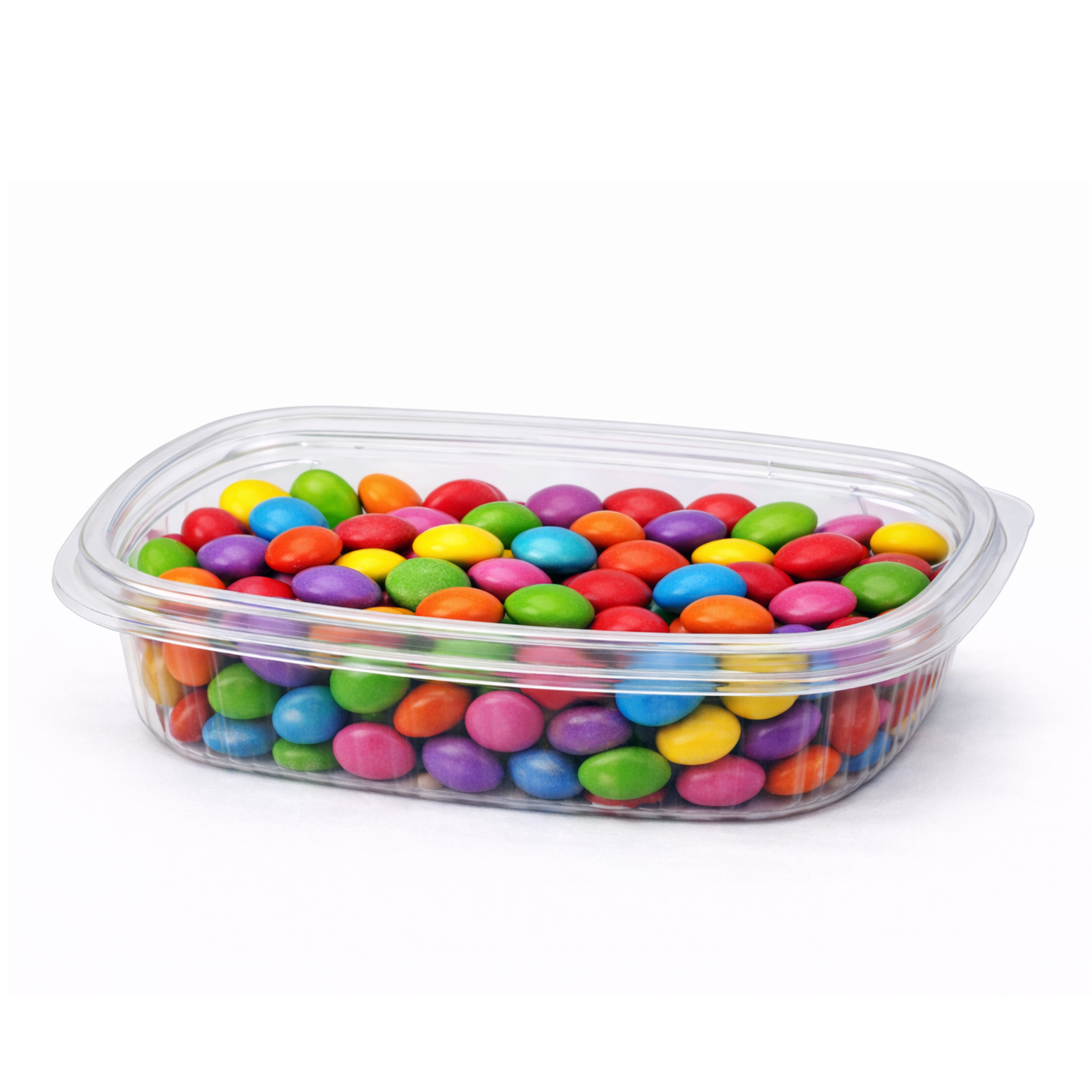 Somoplast 915 Clear Hinged Rectangular Container 250cc (Pack of 640)