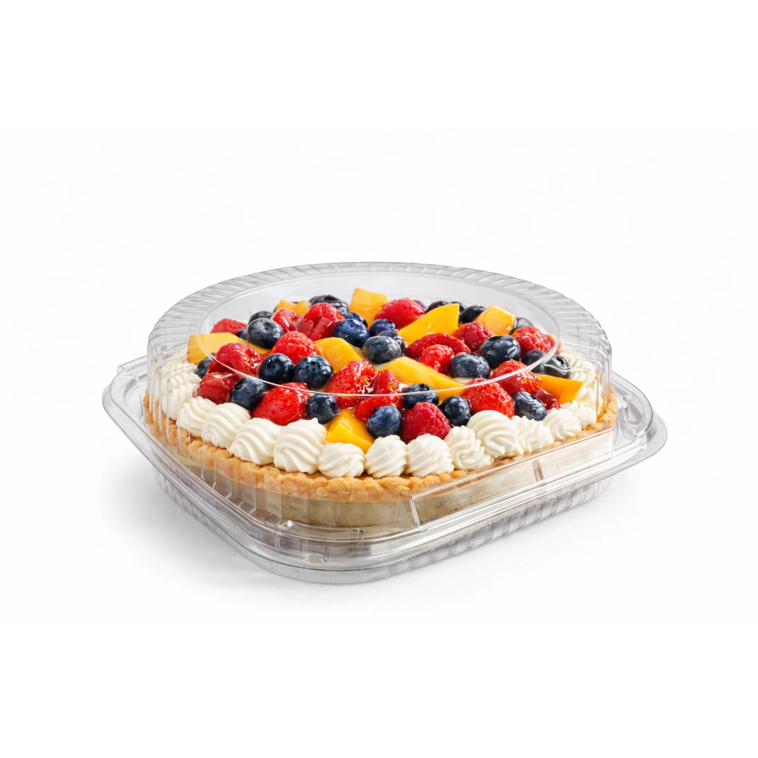 GPI Patipack Clear Hinged Lids Pie Pack XG194 - Pack of 210