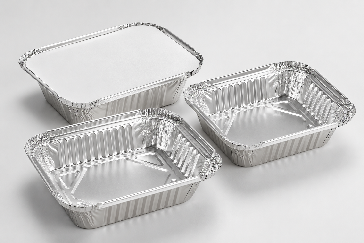 No.1 Aluminium Foil Container [95x120x35mm] - Pack of 1000