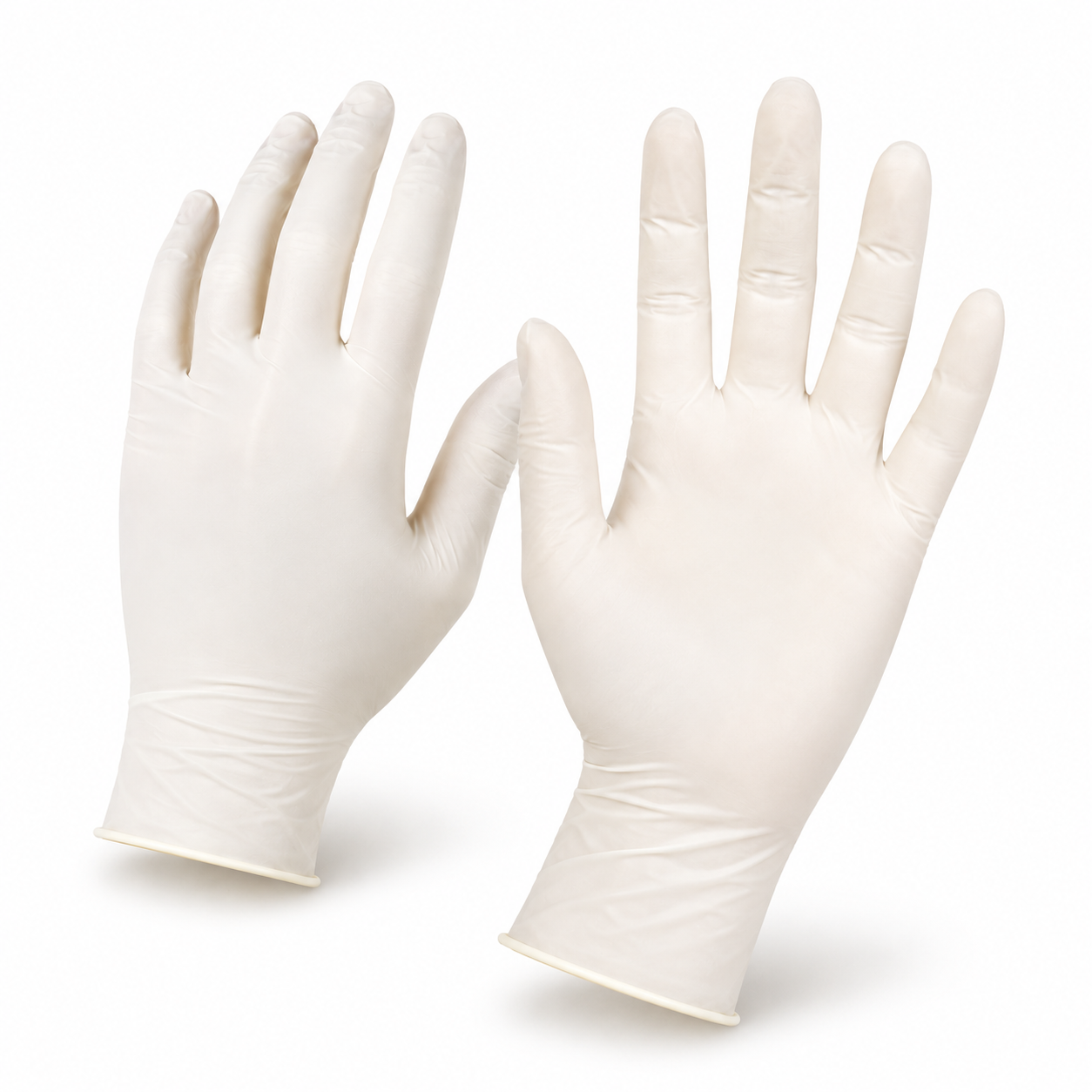 Disposable Large Powder-Free Latex Gloves (Pack of 100)