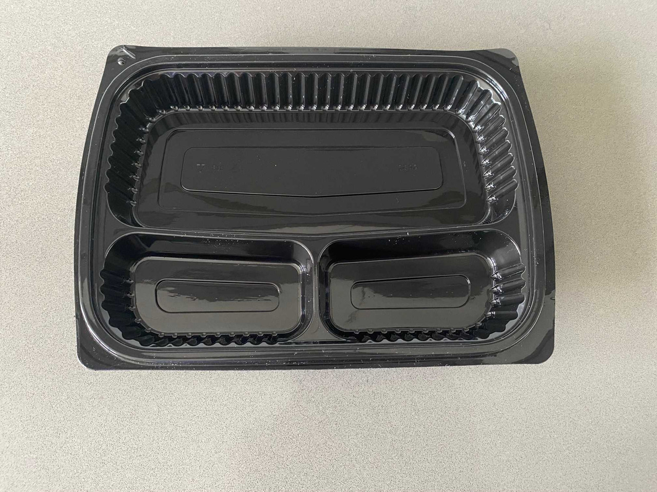 Somoplast Black 3 Compartment Container 818 (1000cc) - Pack of 260