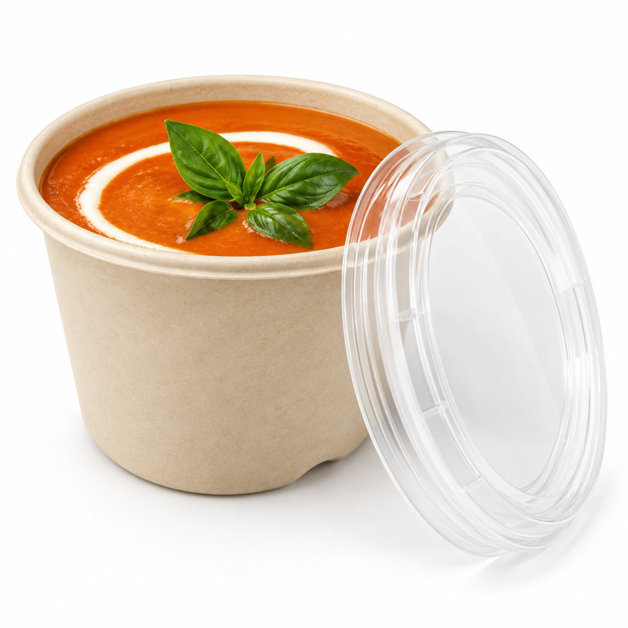 Sabert 250ml Round Hot 2 Go Pulp Bowl  PUL42108HC - Pack of 1000