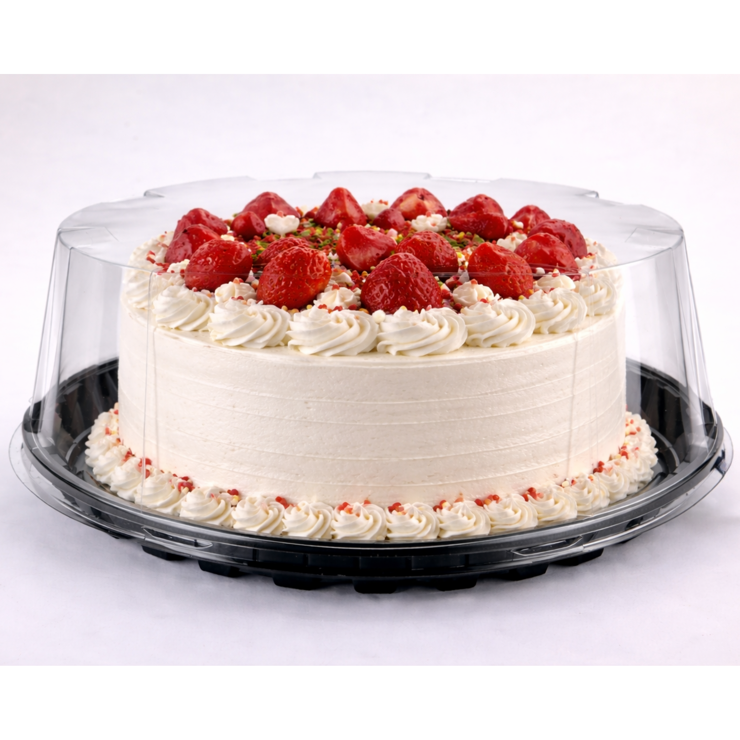 GPI Actipack 16DXN03 Clear Cake Domed Lid [6x3inch] (210 Lids)