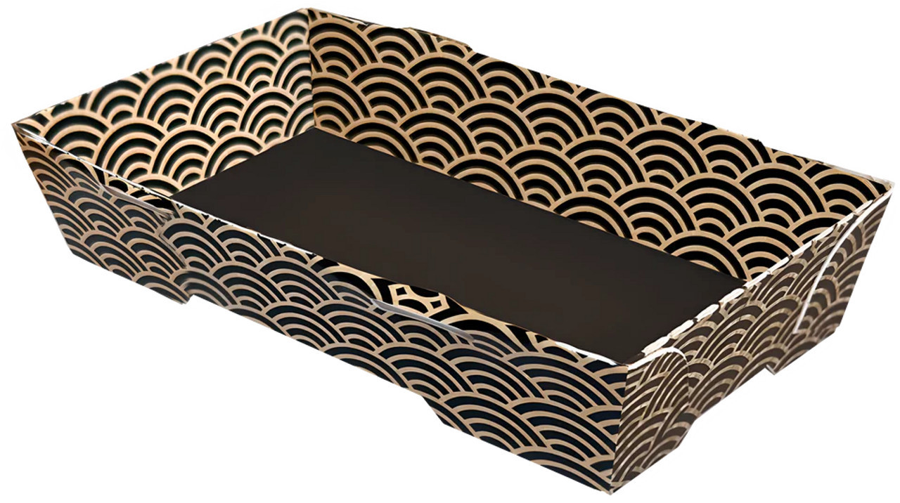 Sabert Zen Kraft Sushi Tray 120x62x22mm(T00) - Pack of 600