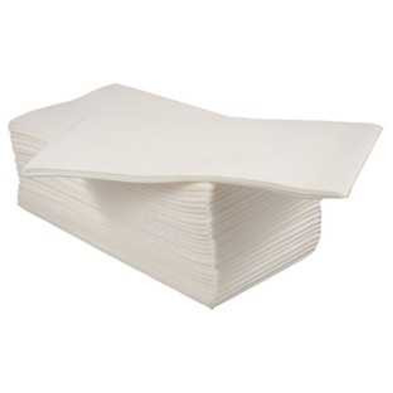 Poppies 2ply 8 Fold White Napkins 40X40cm  - Pack of 2000