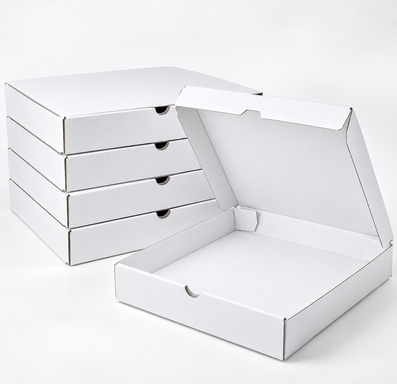 White Pizza boxes 14inch - Food Grade Pizza boxes (pack of 100)