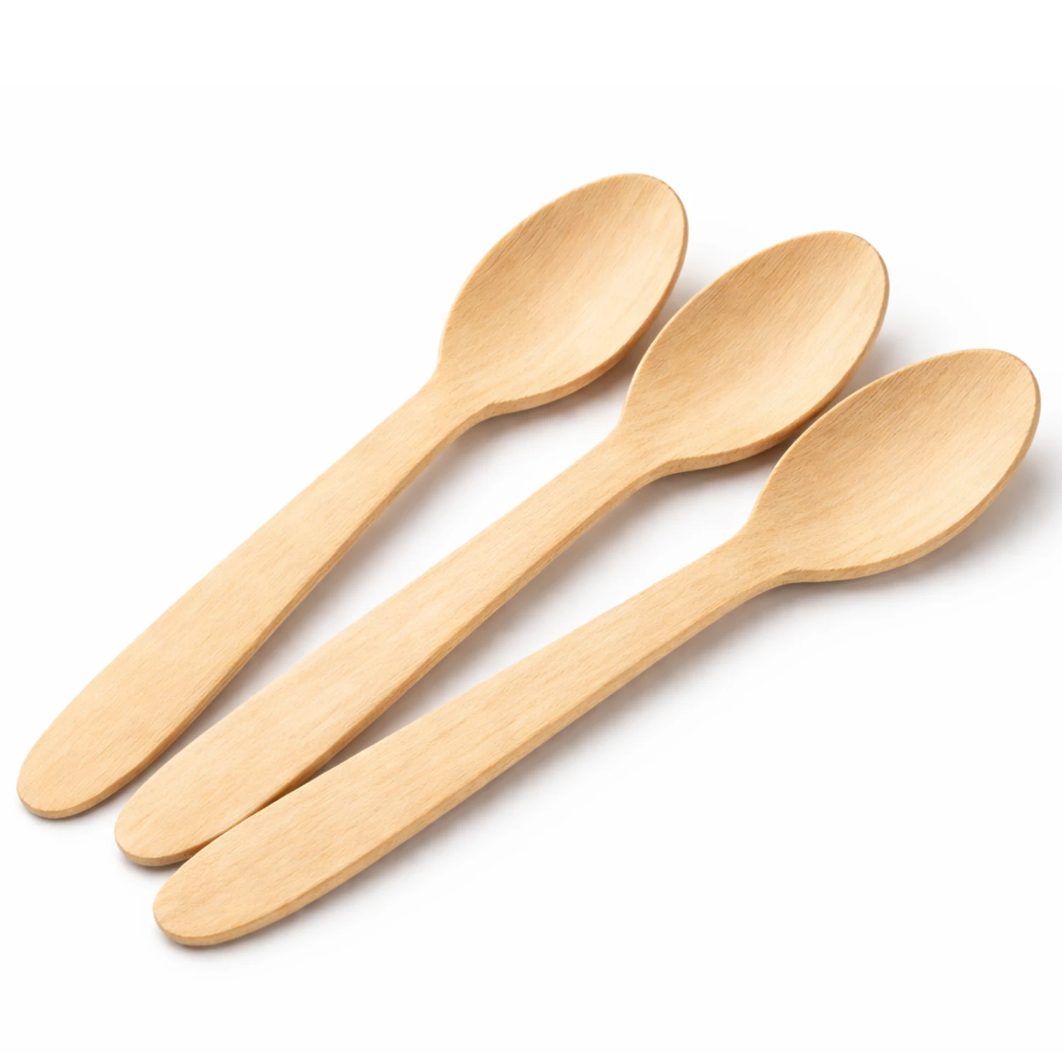 Eco-Friendly & Disposable Wooden Spoons - Pack of 1000