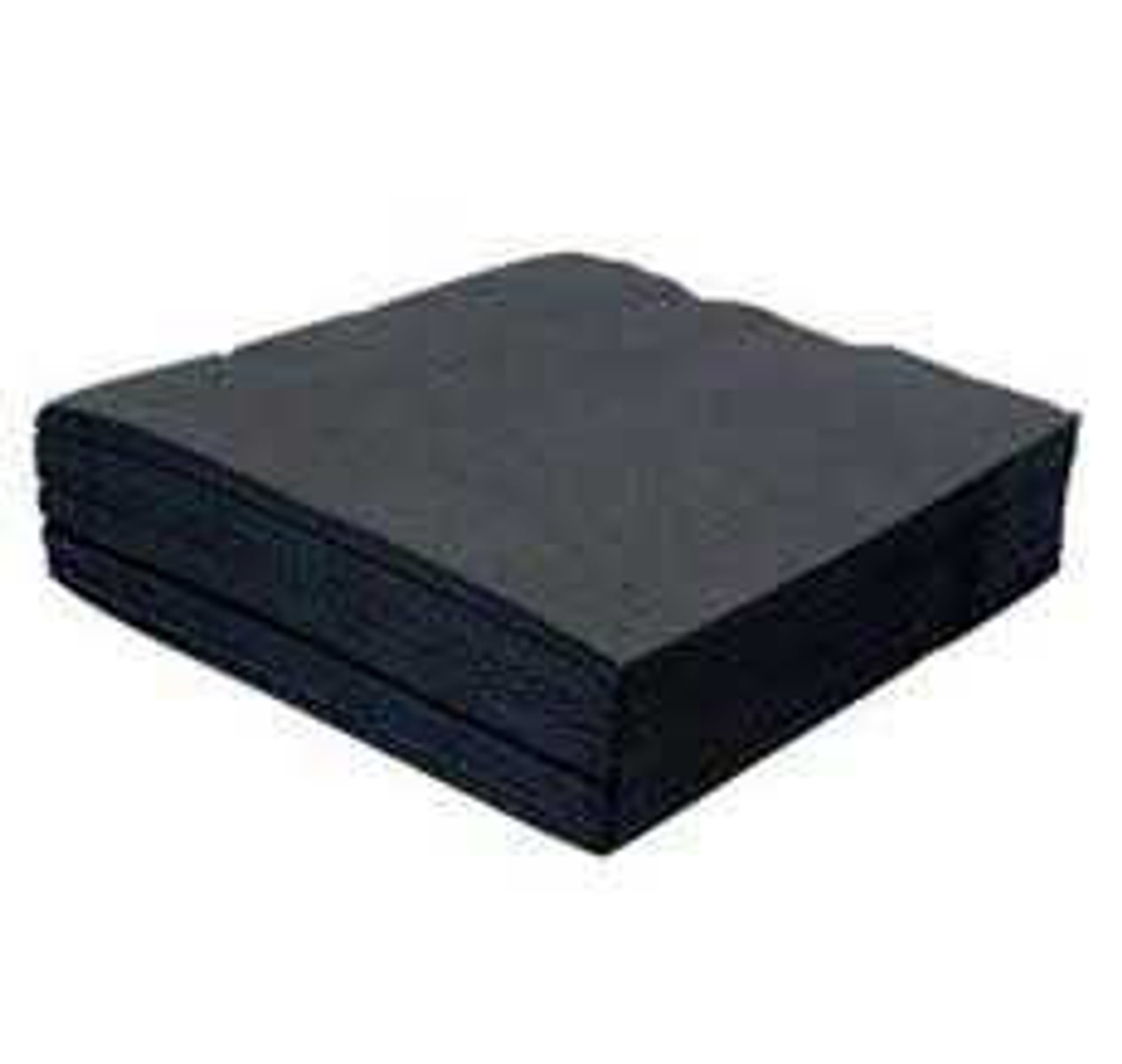 Poppies 2 ply Black Napkins 33X33cm 4 Fold - Pack of 2000