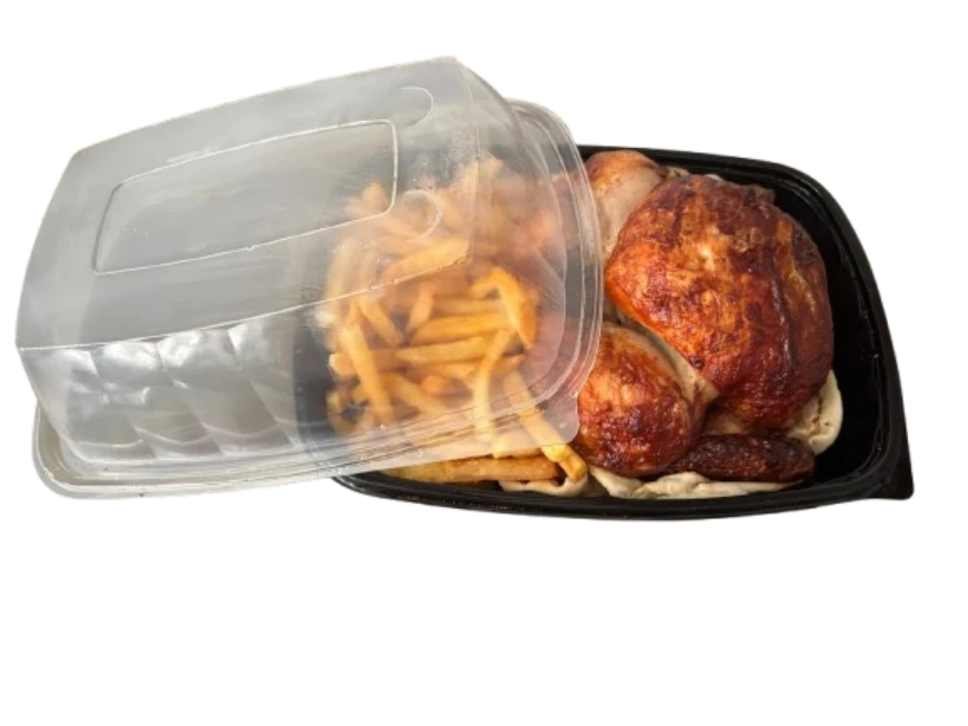 Somoplast [828] Whole roasted Chicken takeaway Container - Pack of 100