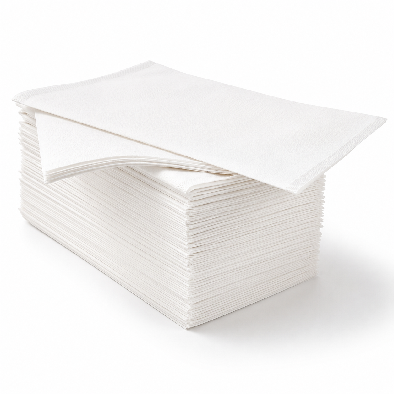 White Airlaid Tablin 8-Fold Napkins 40cm 