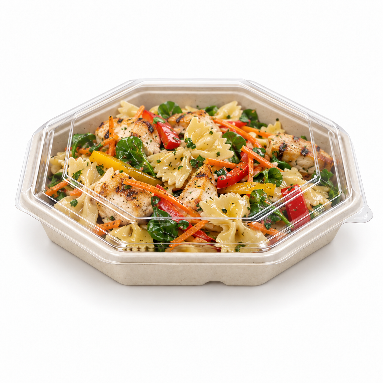 Sabert Octagonal Pulp Plate PUL39029 830ml - Pack of 300