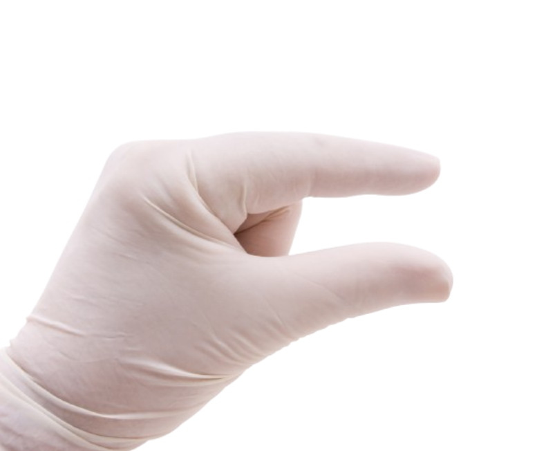 Latex Gloves Medium Powder Free - 10 Packs of 100